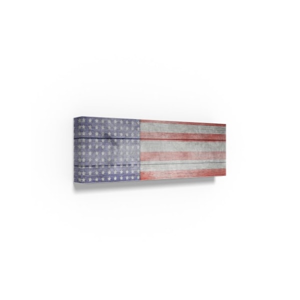 Lightboxjournal 'Workshop Stars N Stripes' Canvas Art,16x47